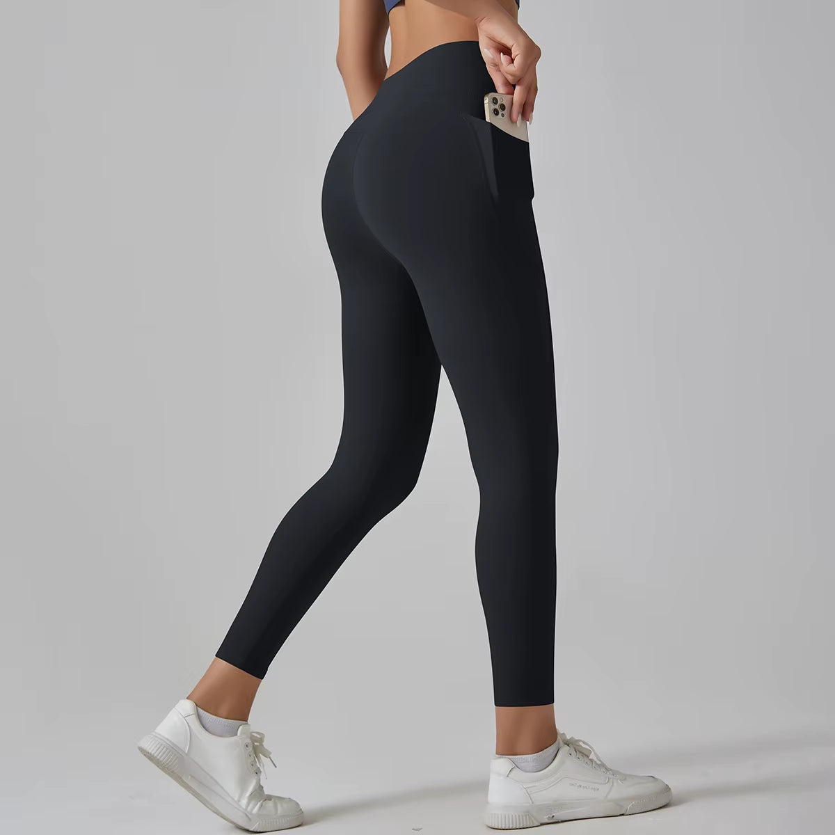 Women Leggings with Pockets Yoga Pants Gym Leggings Sport Women Fitness High Waist Female Legging Tummy Control Running Training