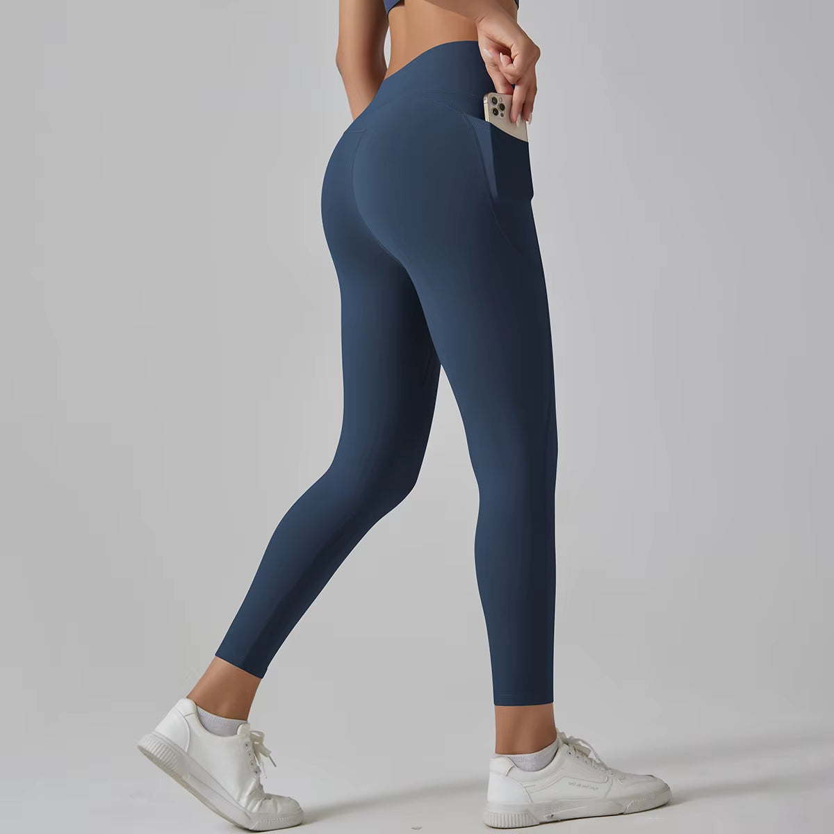 Women Leggings with Pockets Yoga Pants Gym Leggings Sport Women Fitness High Waist Female Legging Tummy Control Running Training